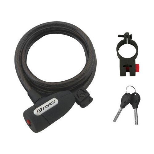 Force brava f lux spiralna 150cm/10mm, crna ( 49132/Z12-33 ) Cene