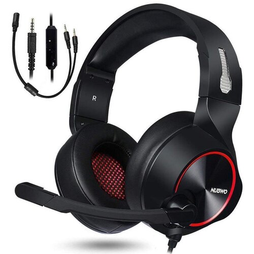  Slu&amp;scaron;alice Gaming Nubwo N11D 3.5mm crno crvene Slike