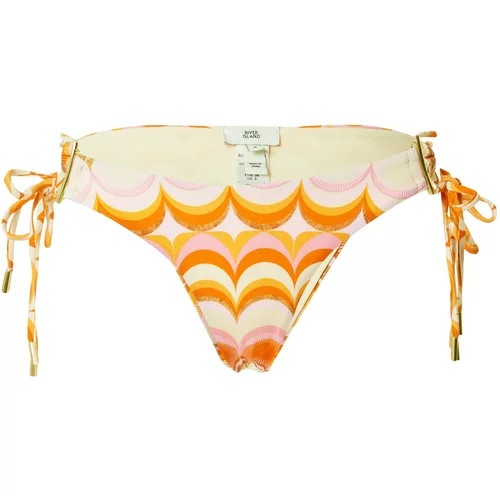 River Island Bikini donji dio žuta / narančasta / roza / bijela