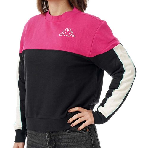 Kappa ženski duks Lfs logo freio, Roze-crni Slike