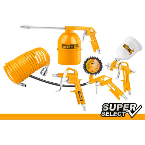 Ingco pneumatski set pribora za kompresor 5/1 AKT0053 Slike