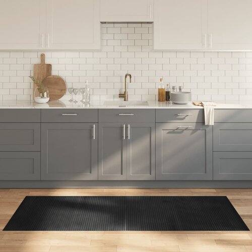 VidaXL Tepih pravokutni sivi 80 x 200 cm od bambusa Slike