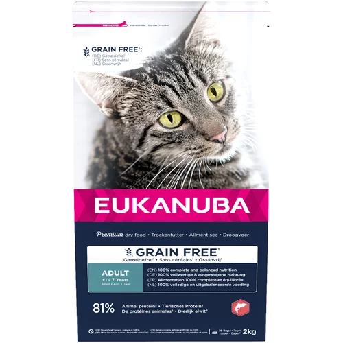 Eukanuba Adult Grain Free z lososom - 2 kg