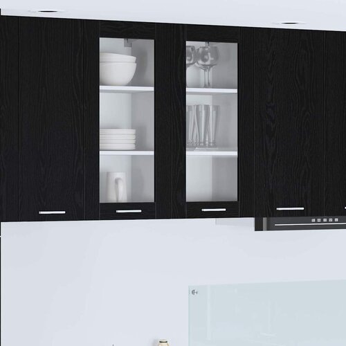 Viseći ormarić Crni hrast 40 x 31 x 80 cm Konstruirano drvo Cijene