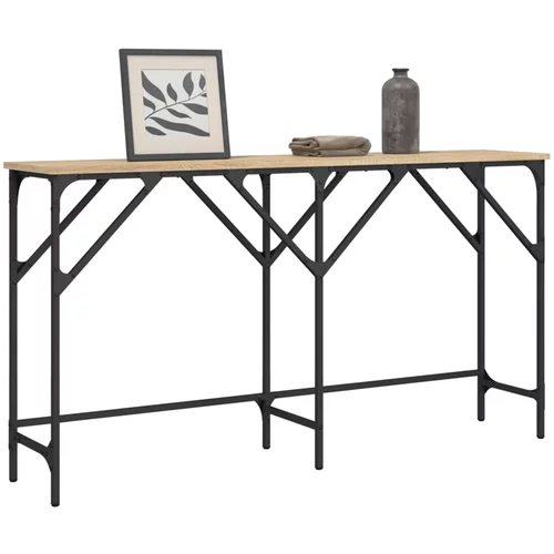  Konzolni stol boja hrasta sonome 140x29x75 cm konstruirano drvo