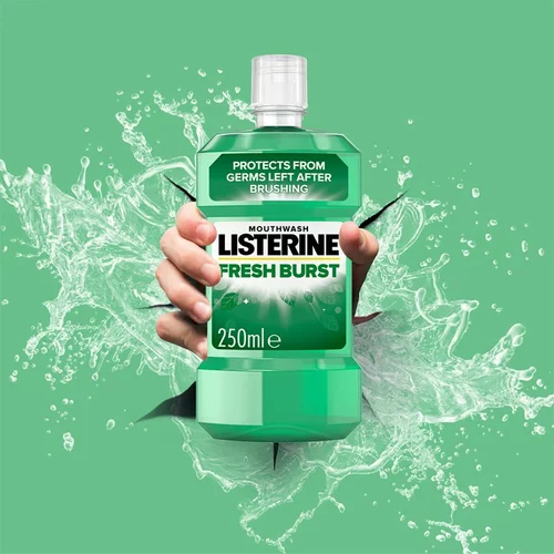 Listerine mouthwash Fresh Burst vodica za ispiranje usta za svjež dah 250 ml