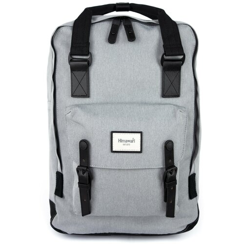Himawari Unisex's Backpack Tr21313-7 Black/Light Grey Slike