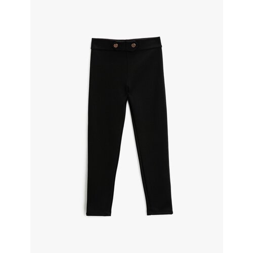 Koton Leggings - Black - Normal Waist Slike