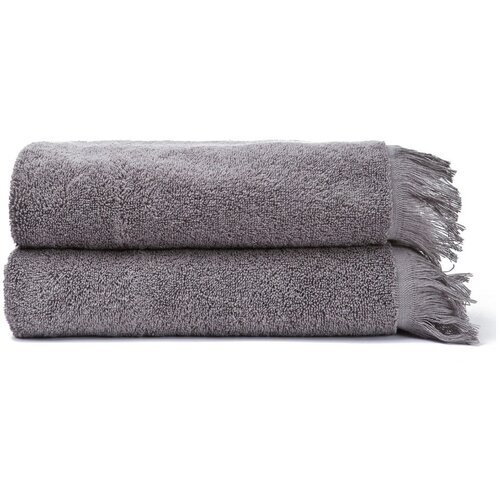 Bonami Selection Set s 2 siva ručnika od 100% pamuka 50 x 90 cm Slike