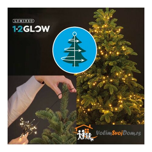  Novogodišnje LED 1-2 glow basic za jelke 180cm 6 nivoa sijalica 171L0 38kgs ( 495461 ) Cene
