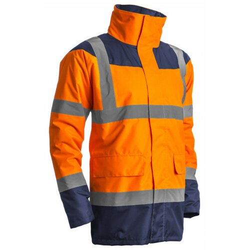 Coverguard signalizirajuća zaštitna hi-viz jakna keta narandžasto-plava veličina xl ( 7ketoxl ) Cene