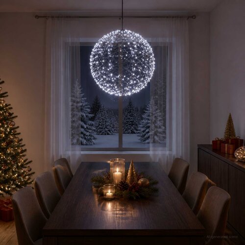  Božićni vrh svjetla 750 LED lampica Hladno bijela Ø 50 x 52 cm Cene