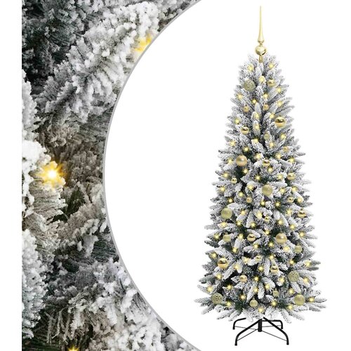 vidaXL Umestno božično drevo med 150 LED Bela 63 x 63 x 150 cm, (5000067933) Cene
