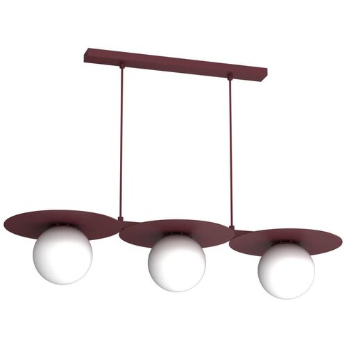  Luster na sajli FLAT 3xE27/15W/230V bordo Slike