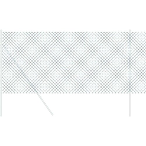 VidaXL Ograda od čeličnog lanca Zelena 1x25 m Slike