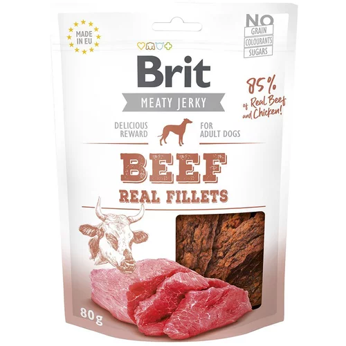 Brit Care Brit Jerky goveji fileji - 80 g