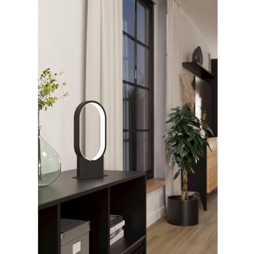Eglo LED stolna lampa Codriales 900633, 10,8 W, 38 cm, crna/bijela Cijene