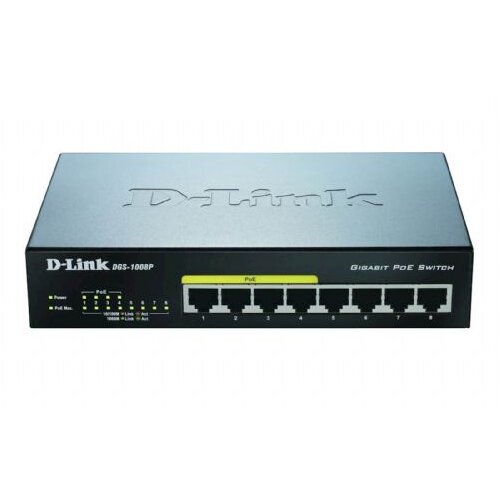 D-link switch neupravljivi, DGS-1008P/E Slike