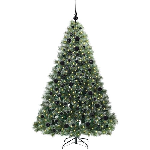 VidaXL Umjetno božićno drvce s stalakom Zelena 180 cm PE i PVC Slike