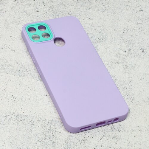Maska camera color hd za realme C25 ljubicasta Slike