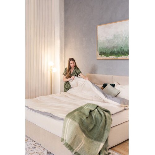 Bonami Selection Bež boxspring postelja 160x200 cm Olia Bold &amp;ndash; Slike