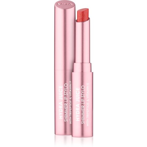 MUA Makeup Academy Hydra Juice Peptide Shimmer Lip Stylo ble&amp;scaron;čeča &amp;scaron;minka s hranilnim učinkom odtenek Watermelon Sorbet 1.5 g Slike