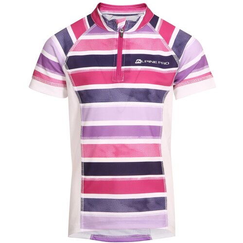 Alpine pro Dětsk&amp;yacute; cyklo dres OBAQO fuchsia red varianta pb Slike