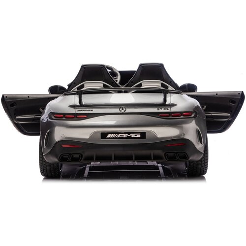  Licencirani auto na akumulator Mercedes GT63 AMG DK-GT63 24V - dvosjed - sivi/lakirani Slike