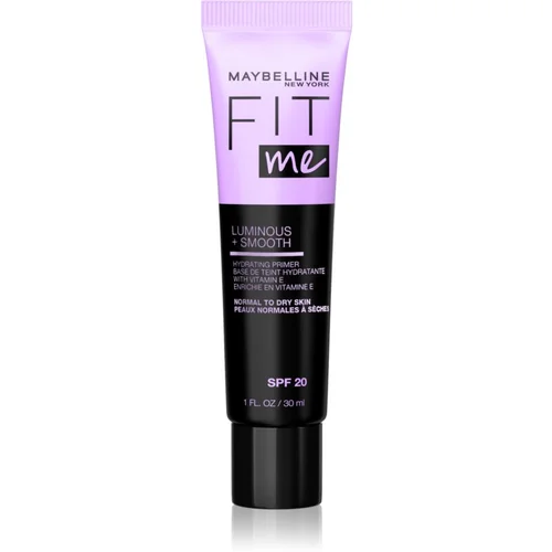 Maybelline Fit Me! Luminous+Smooth primer za posvjetljivanje i ujednačavanje tena lica 30 ml