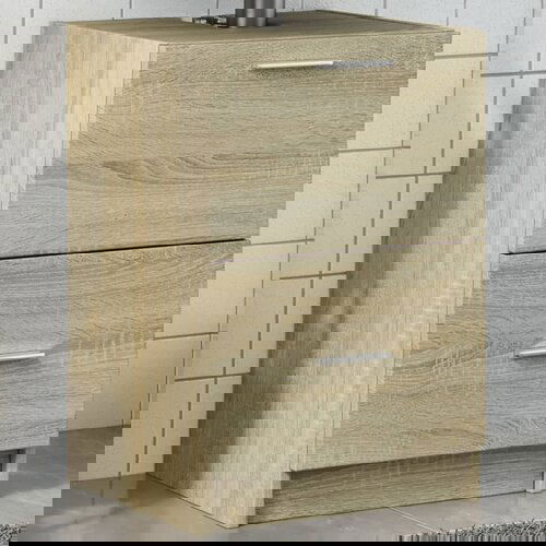 vidaXL Ormarić za umivaonik boja hrasta 40x37x59 cm konstruirano drvo Cijene
