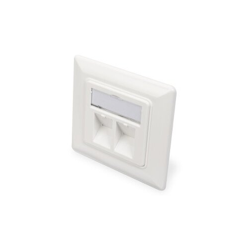 Digitus dn93801 Poklopac uticnice 2port sa zastitom ( 23198 ) Slike