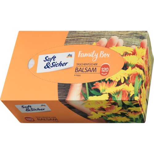 Soft&Sicher balsam- papirne maramice u kutiji, 4-slojne 120 kom Cene