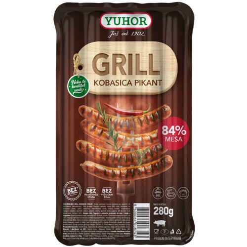 YUHOR grill kobasica pikant 280g Cene