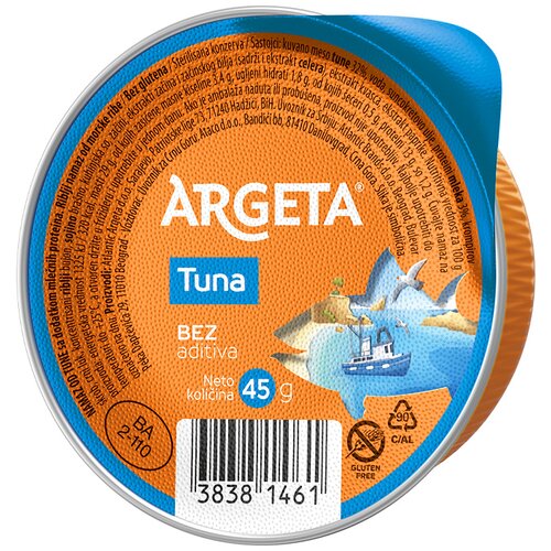 Argeta tuna pašteta premium 45g Slike
