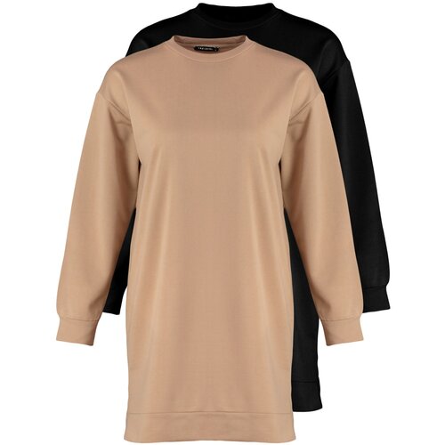 Trendyol Sweatshirt - Black - Regular Cene