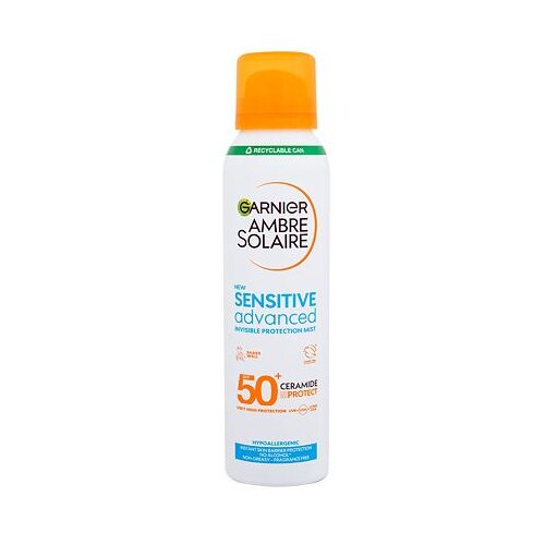 Garnier Ambre Solaire Sensitive Advanced Invisible Protection Mist SPF50+ meglica za zaščito pred soncem za telo 150 ml Cene