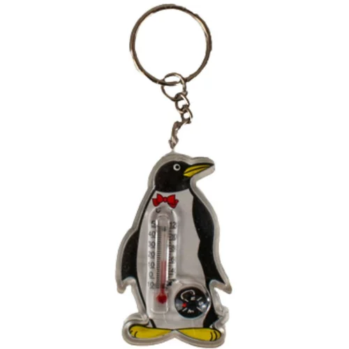 TIMMLUX Obesek za ključe s termometrom pingvin 15x5,5 cm