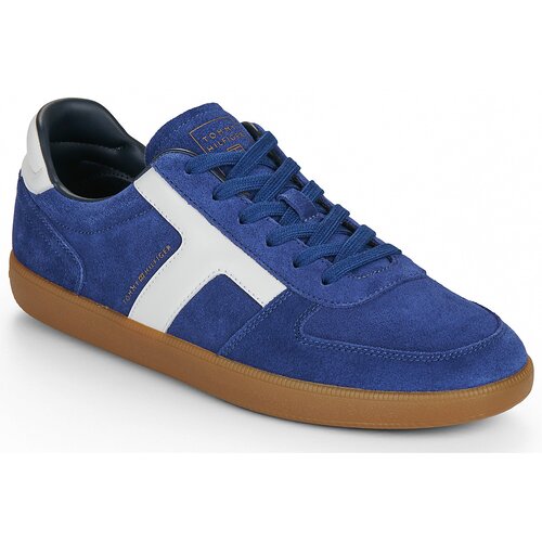 Tommy Hilfiger Nizke superge TH TRIBECA SNEAKER SUEDE Modra Slike