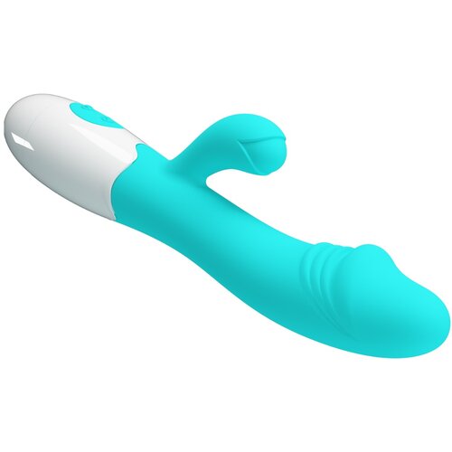 Pretty Love Vibrator Rabbit Pretty Love Snappy Aqua Green Slike
