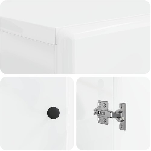  Ormar za cipele BREDA 59,5 x 39,5 x 90 cm Konstruirano drvo Slike