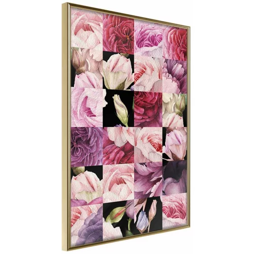  Poster - Floral Jigsaw 30x45
