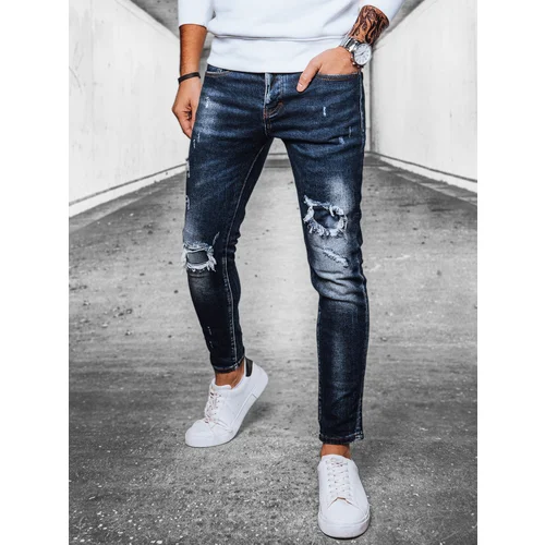 DStreet Spodnie męskie jeansowe niebieskie DStreet Spodnie męskie jeansowe niebieskie