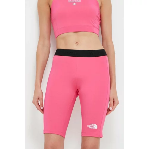 The North Face Športne kratke hlače Mountain Athletics ženske, roza barva