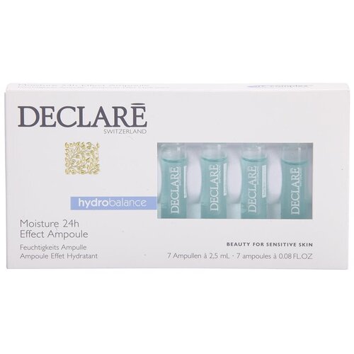 Declar&amp;eacute; Hydro Balance vlažilni serum v ampulah 7 x 2.5 ml Slike