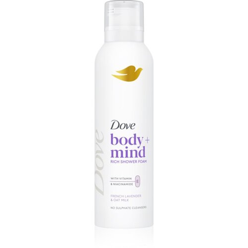 Dove French Lavender &amp;amp; Oat Milk French Lavender &amp;amp; Oak Milk pena za prhanje 200 ml Slike