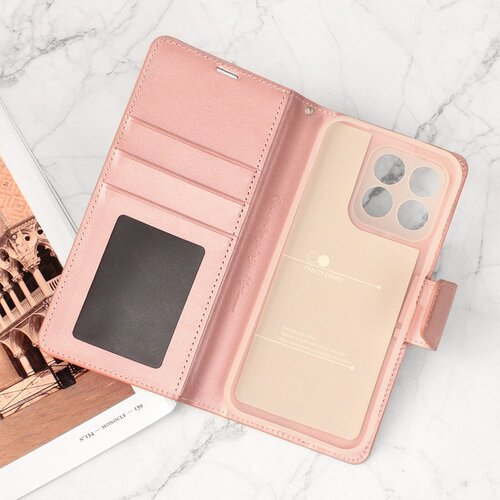  Maska za Honor X8b na preklop Hanman Mill roze Cene