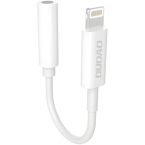 Dudao L16 audio adapter Lightning na 3,5 mm jack - 10 cm - Bijela Cene