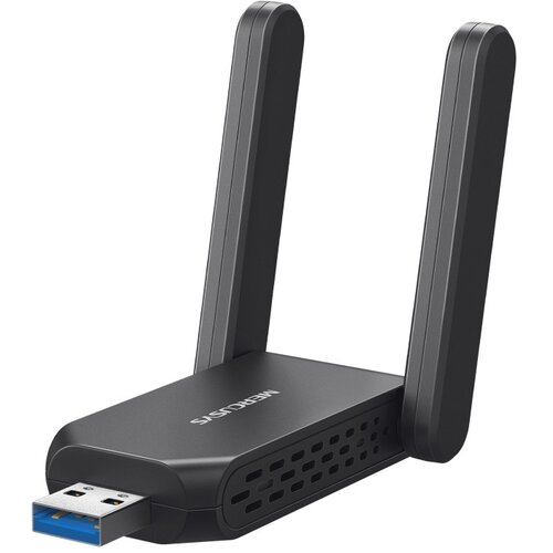Mercusys MA72XH AX1800 High Gain Wi-Fi 6 USB Adapter, 574 Mbps at 2.4 GHz + 1201 Mbps at 5 GHz, 2 x High Gain External Antenna, USB 3.0, MU-MIMO, OFDMA, Beamforming, WPA3 Cijene