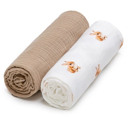 T-TOMI BIO Muslin Diapers platnene pelene Bunny 65 x 65 cm 2 kom Cijene