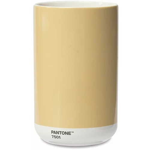 Pantone Krem keramička vaza -